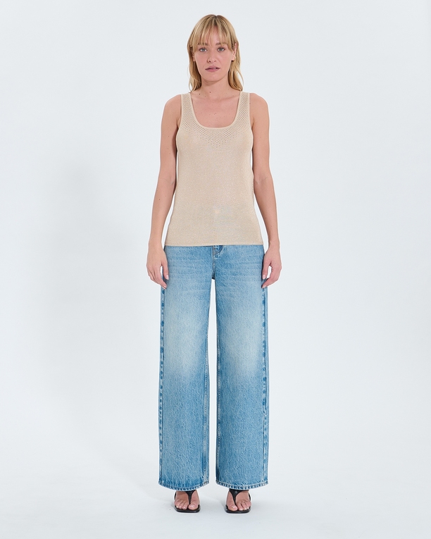 Pull Nowels Pull sans manches champagne ZAPA