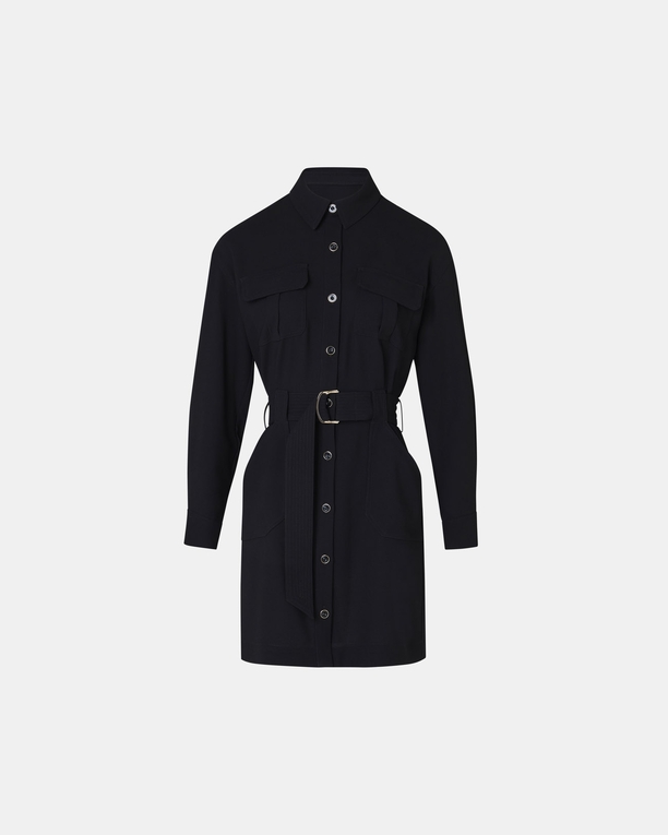 Robe Ropa Robe saharienne noire ZAPA
