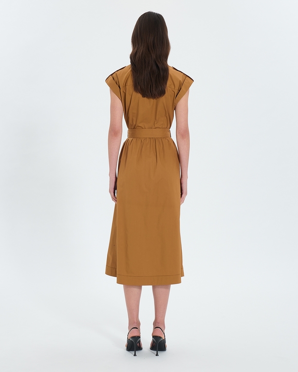 Robe Riyad Robe chemise tabac ZAPA