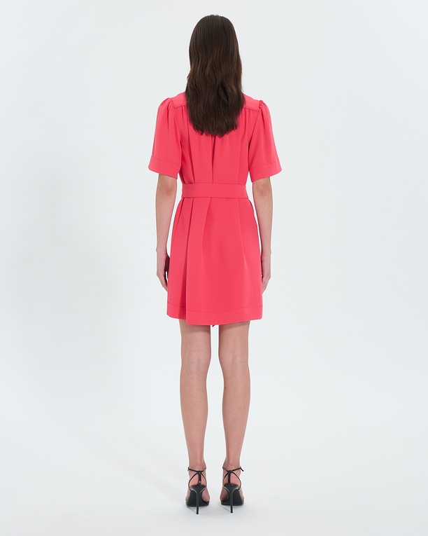 Robe Retie Robe droite cintrée corail ZAPA