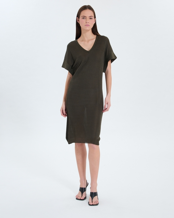 Robe Rady Robe en maille fine kaki ZAPA
