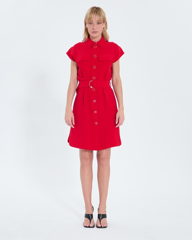 Robe Rosen Robe chemise rouge ZAPA