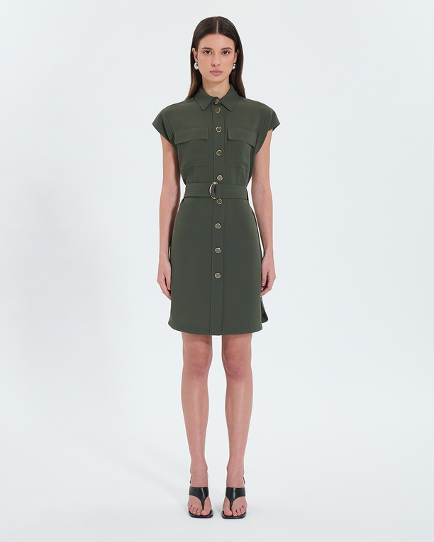 Robe Rosen Robe chemise army ZAPA