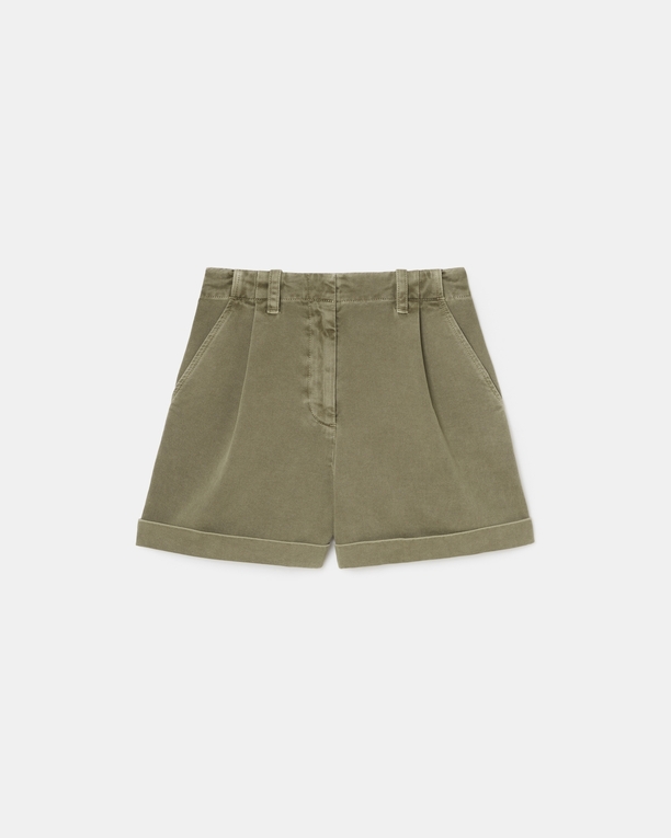 Short Savanna Short en jean kaki ZAPA