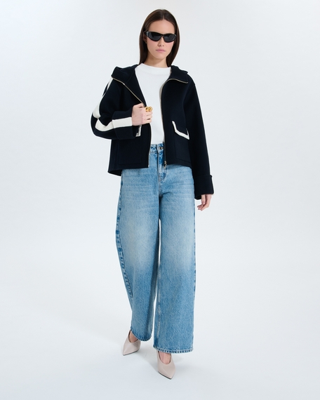 Jean pamover jean wide leg baby blue zapa