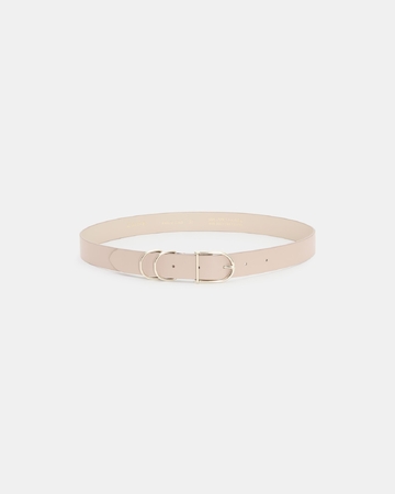 Ceinture Clelia Ceinture lisse beige ZAPA