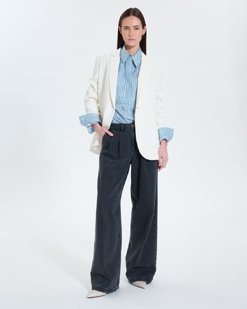 Chemise Casablanca Chemise oversize à rayures ZAPA