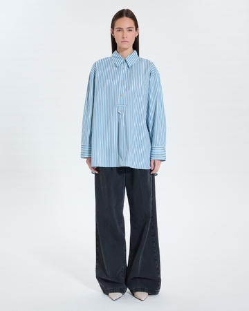 Chemise Casablanca Chemise oversize à rayures ZAPA