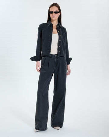 Chemise Coline Chemise en jean noire ZAPA
