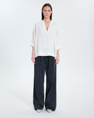 Top Cambridge Chemise fluide &eacute;crue ZAPA