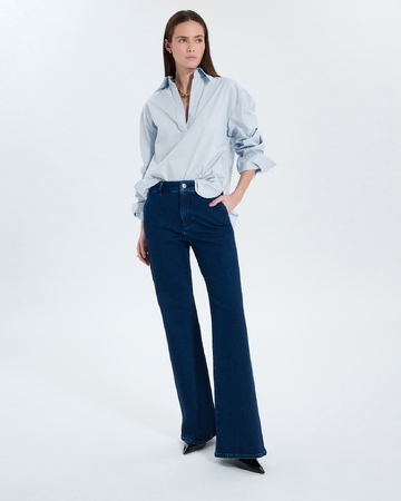 Chemise Caprice Chemise en popeline bleu ciel ZAPA