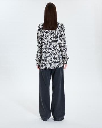 Chemise Tiberina Chemisier fluide &agrave; imprim&eacute; floral ZAPA