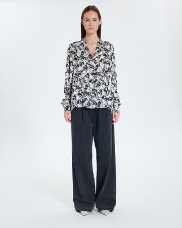 Chemise Tiberina Chemisier fluide &agrave; imprim&eacute; floral ZAPA