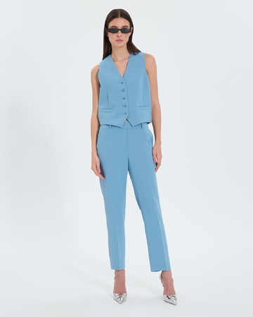 Gilet Gianno Gilet sans manches bleu ZAPA