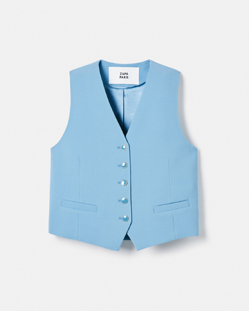 Gilet Gianno Gilet sans manches bleu ZAPA