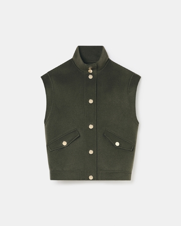 Veste Guo Veste sans manches kaki ZAPA