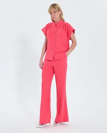 Top Tarina Chemise manches courtes corail ZAPA