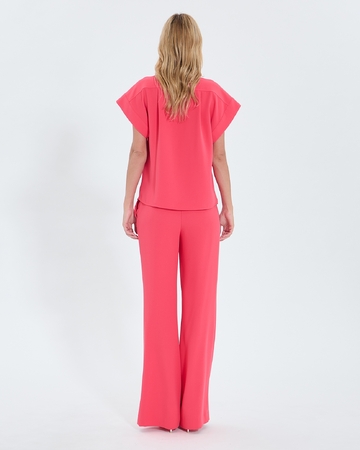 Top Tarina Chemise manches courtes corail ZAPA