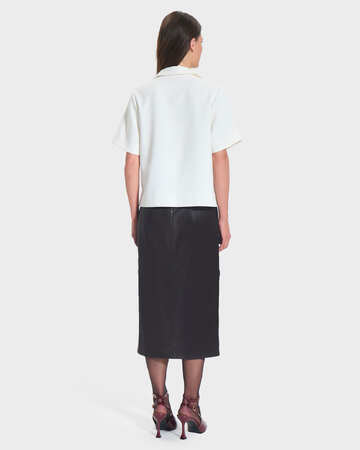 Top Tendresse Top chemise fluide &eacute;cru ZAPA