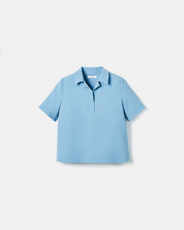 Top Tendresse Top chemise fluide bleu ZAPA