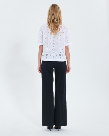 Top Teyma Top ample en broderie anglaise écrue ZAPA
