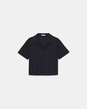 Top Teyma Top ample en broderie anglaise nocturne ZAPA