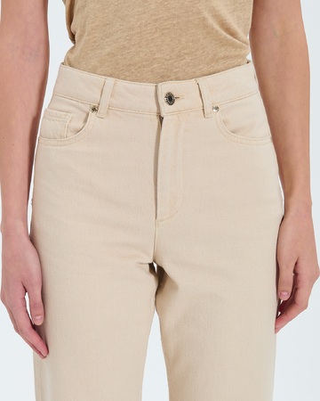 Jean PamCrop Jean crop beige ZAPA