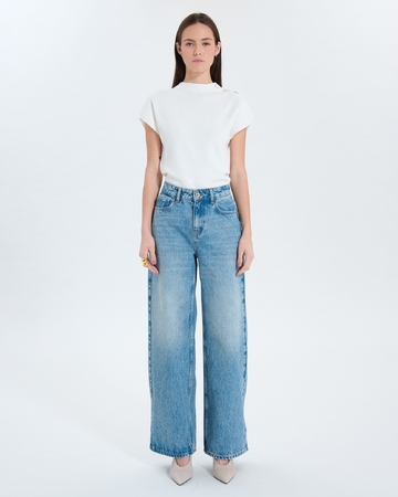 Jean Pamover Jean Wide leg baby blue ZAPA