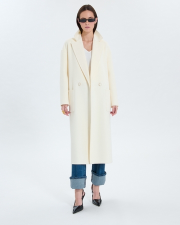 Manteau Miranda Manteau long écru ZAPA