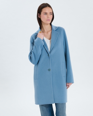 Manteau Matila Manteau mi-long bleu ZAPA