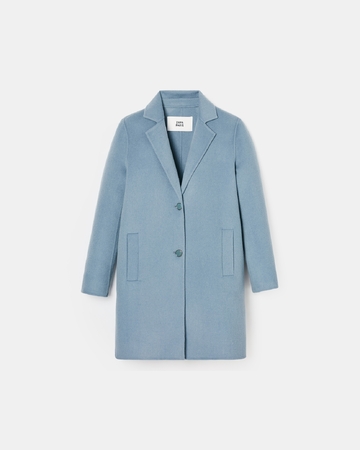 Manteau Matila Manteau mi-long bleu ZAPA