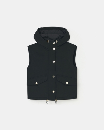 Manteau Maeli Manteau sans manches noir ZAPA