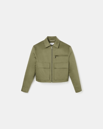 Veste Maloa Manteau court kaki ZAPA
