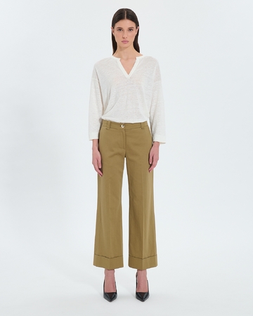 Pantalon Parly Pantalon fluide kaki ZAPA