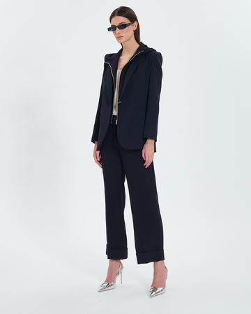 Pantalon Parly Pantalon fluide en crêpe nocturne ZAPA