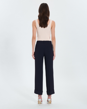 Pantalon Parly Pantalon fluide en crêpe nocturne ZAPA