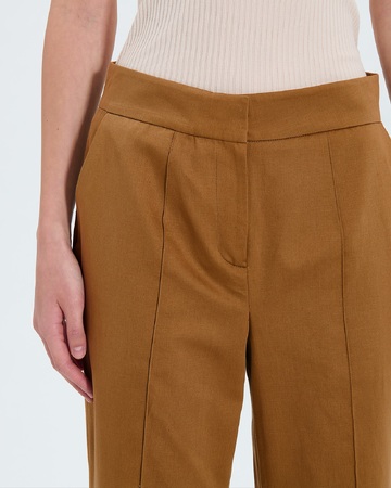 Pantalon Pervenche Pantalon fluide tabac ZAPA