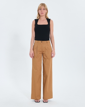 Pantalon Pleyel Pantalon fluide tabac ZAPA