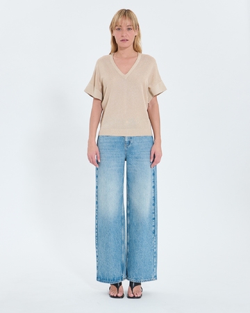 Pull Pradel Pull fin champagne paillet&eacute; ZAPA