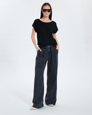 Pull Pradel Pull fin noir paillet&eacute; ZAPA