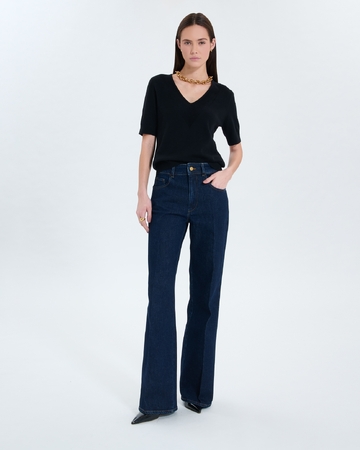 Pull Narvi Pull manches courtes noir ZAPA