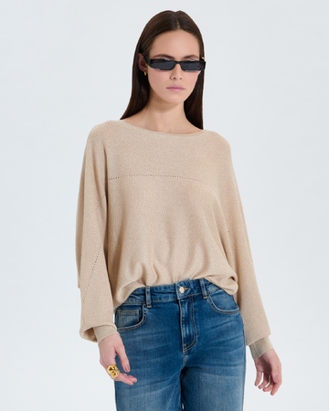 Pull Namanda Pull col bateau champagne ZAPA