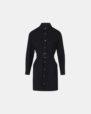 Robe Ropa Robe saharienne noire ZAPA