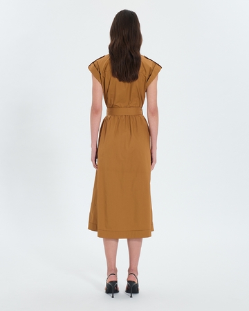Robe Riyad Robe chemise tabac ZAPA