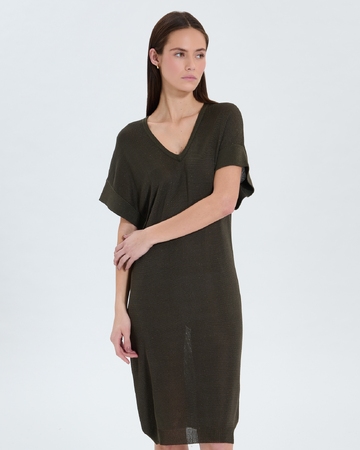 Robe Rady Robe en maille fine kaki ZAPA