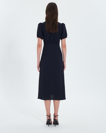 Robe Romarine Robe midi en cr&ecirc;pe nocturne ZAPA