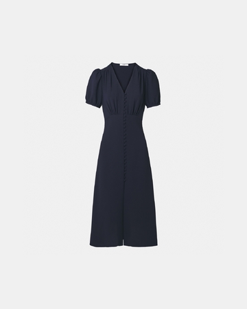 Robe Romarine Robe midi en cr&ecirc;pe nocturne ZAPA