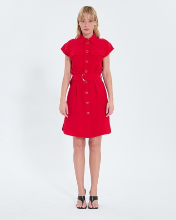 Robe Rosen Robe chemise rouge ZAPA