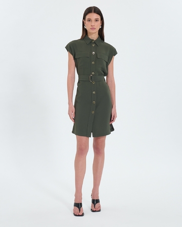 Robe Rosen Robe chemise army ZAPA