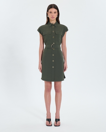 Robe Rosen Robe chemise army ZAPA